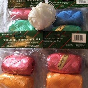 Colorful Curly Ribbons Set